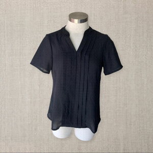 🌸3 for $30🌸 SHEIN Black Front Ruching T-shirt